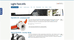 Desktop Screenshot of light-test.info